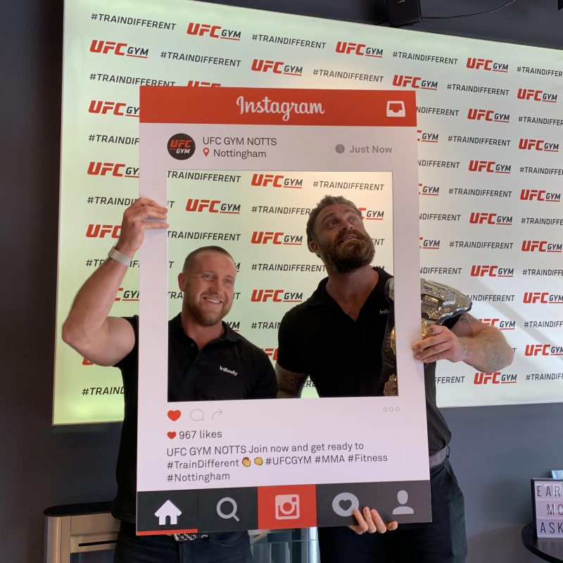 Luke Veebel at UFC gym